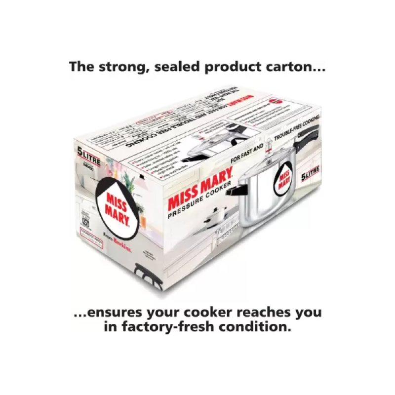Hawkins Miss Mary Pressure Cooker | 5 L | MM50 Hawkins Miss Mary Pressure Cooker | 5 L | MM50