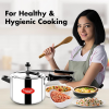 Butterfly Orchid 6 L Induction Bottom Pressure Cooker | Stainless Steel Butterfly Orchid 6 L Induction Bottom Pressure Cooker | Stainless Steel