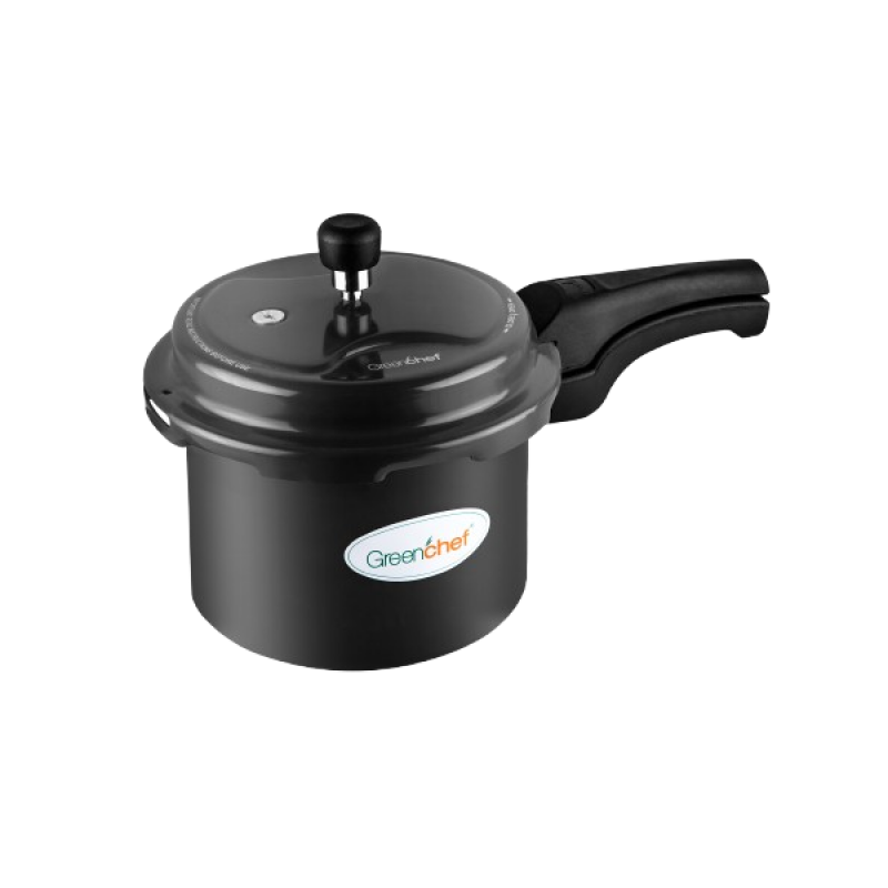 Greenchef Insta Induction Bottom Pressure Cooker | Hard Anodized | 3 L
