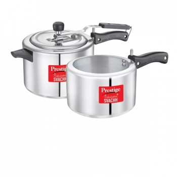 Prestige Svachh Nakshatra 5 L Plus Induction Bottom Pressure Cooker 3 L | Aluminium