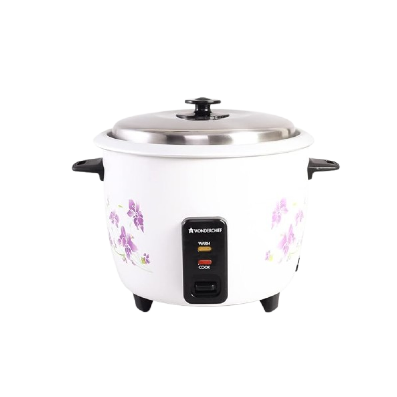WONDERCHEF Nutri Cook Electric Rice Cooker With Single Bowl | 1.8 Litres | White WONDERCHEF Nutri Cook Electric Rice Cooker With Single Bowl | 1.8 Litres | White