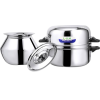 LLM Stainless Steel Double Delight Cook and Serve Pot Thermal Rice Cooker | 1 Kg | Stainless Steel