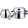 LLM Stainless Steel Double Delight Cook and Serve Pot Thermal Rice Cooker | 1 Kg | Stainless Steel
