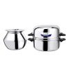 LLM Stainless Steel Double Delight Cook and Serve Pot Thermal Rice Cooker | 2 Kg LLM Stainless Steel Double Delight Cook and Serve Pot Thermal Rice Cooker | 2 Kg