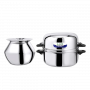 LLM Stainless Steel Double Delight Cook and Serve Pot Thermal Rice Cooker | 2 Kg