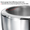 Hawkins Triply Stainless Steel Pressure Cooker | 4.5 L | Inner Lid Induction Bottom | HSST4 Hawkins Triply Stainless Steel Pressure Cooker | 4.5 L | Inner Lid Induction Bottom | HSST4