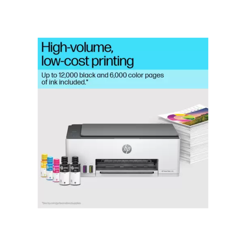 HP Smart Tank All In One 580 Multi-function WiFi Color Inkjet Printer | Grey White HP Smart Tank All In One 580 Multi-function WiFi Color Inkjet Printer | Grey White