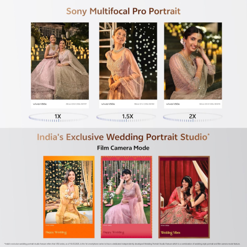 vivo V50e 5G | 8 GB | 256 GB | Pearl White vivo V50e 5G | 8 GB | 256 GB | Pearl White