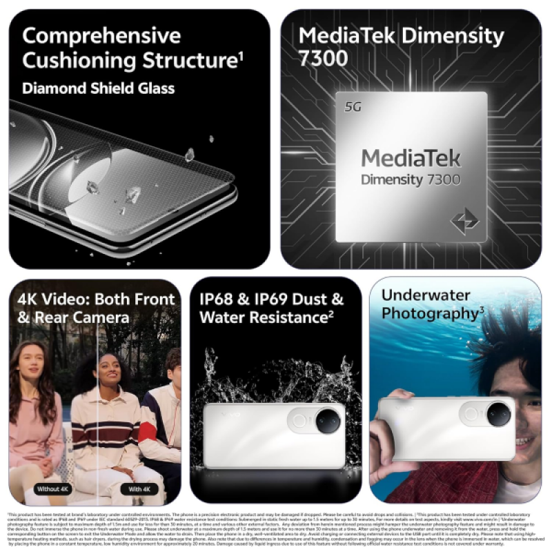 vivo V50e 5G | 8 GB | 256 GB | Pearl White vivo V50e 5G | 8 GB | 256 GB | Pearl White