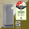 LG Direct-Cool Single Door Refrigerator | 185 L | 3 Star | Shiny Steel | GL-D201APZD