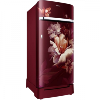SAMSUNG Direct Cool Single Door Refrigerator | 5 Star | 189 L | Midnight Blossom Red | RR21C2H25RZ/HL SAMSUNG Direct Cool Single Door Refrigerator | 5 Star | 189 L | Midnight Blossom Red | RR21C2H25RZ/HL