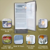 LG Direct Cool Single Door Refrigerator | 185 L | 5 Star | Shiny Steel | GL-D201APZU