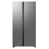 Samsung Side by Side Refrigerator | 653 L |  3 Star | Clean Steel | RS76CG8113SLHL