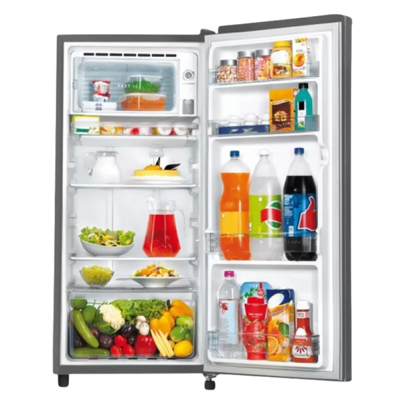Whirlpool Direct Cool Single Door Refrigerator | 184 L | 3 Star | Lumina Steel | 72511 205 IMPC PRM Whirlpool Direct Cool Single Door Refrigerator | 184 L | 3 Star | Lumina Steel | 72511 205 IMPC PRM