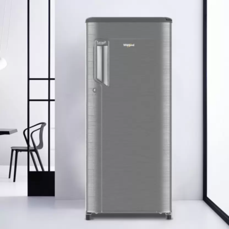 Whirlpool Direct Cool Single Door Refrigerator | 184 L | 3 Star | Lumina Steel | 72511 205 IMPC PRM Whirlpool Direct Cool Single Door Refrigerator | 184 L | 3 Star | Lumina Steel | 72511 205 IMPC PRM