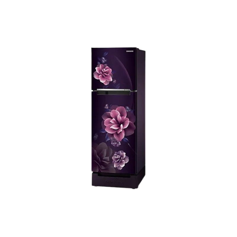 Samsung Base Stand Drawer Double Door Refrigerator | 236 L | Camellia Purple | RT28C3122CR/HL Samsung Base Stand Drawer Double Door Refrigerator | 236 L | Camellia Purple | RT28C3122CR/HL
