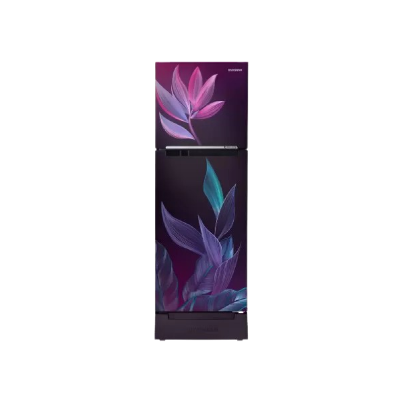 Samsung Frost Free Double Door Refrigerator | 2 Star | 236 L | Paradise Bloom Purple | RT28C31429R/HL