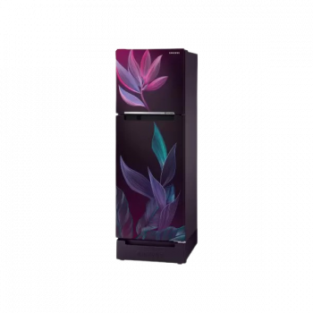Samsung Frost Free Double Door Refrigerator | 2 Star | 236 L | Paradise Bloom Purple | RT28C31429R/HL Samsung Frost Free Double Door Refrigerator | 2 Star | 236 L | Paradise Bloom Purple | RT28C31429R/HL
