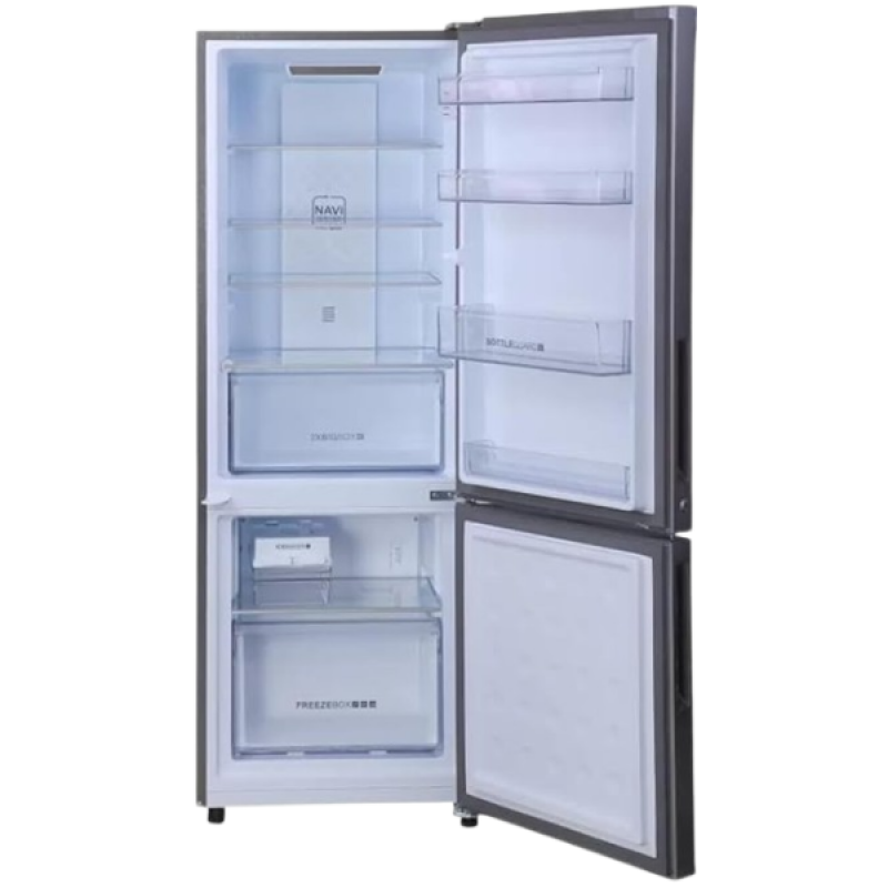 Haier Frost Free Bottom Mount Refrigerator | 237 L | Moon Silver | B-2872BMS-P Haier Frost Free Bottom Mount Refrigerator | 237 L | Moon Silver | B-2872BMS-P