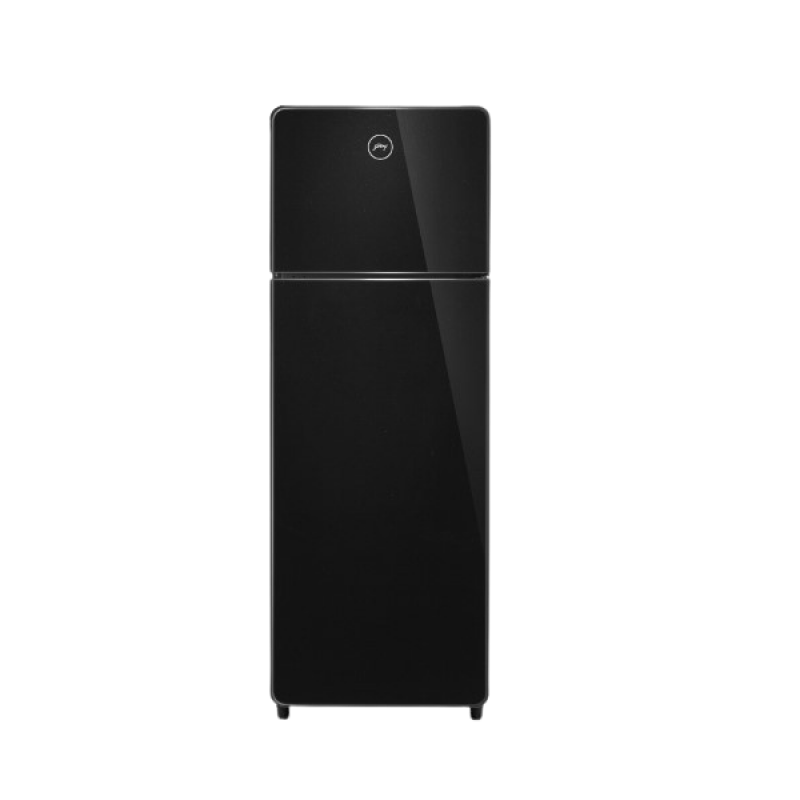 Godrej Frost Free Double Door Refrigerators| 2 Star | 244 litres | Nano Shield Technology | Onyx Black | RT EONCRYSTAL 280B RI OB