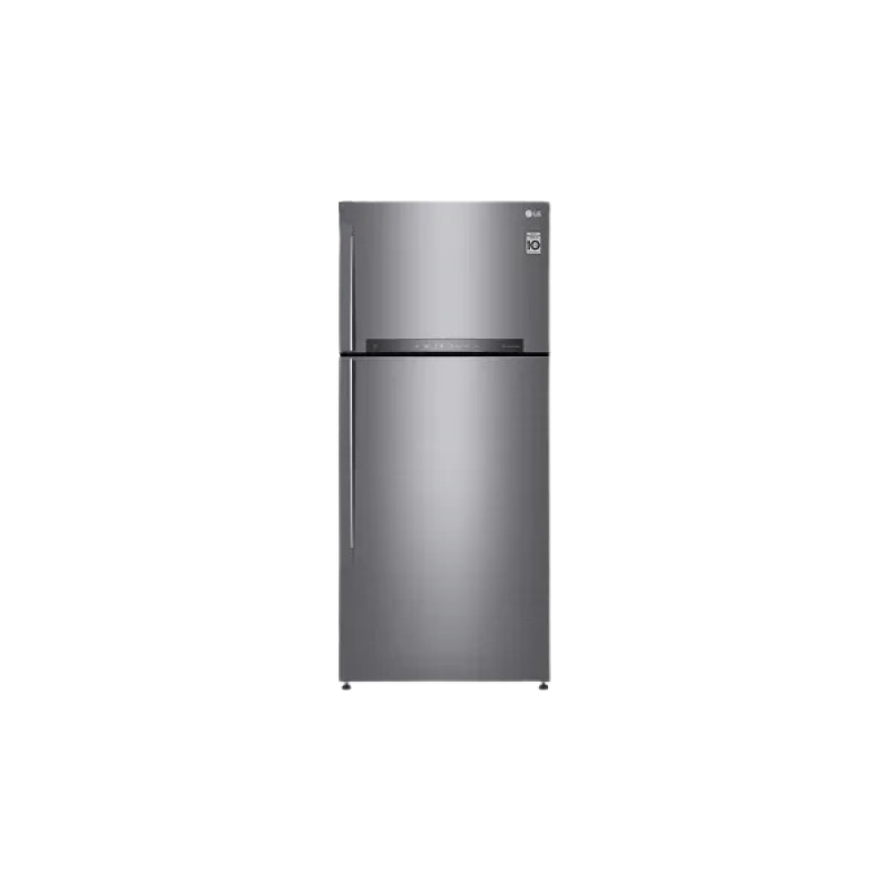 LG Frost Free Double Door Refrigerator | 506 L | 1 Star | Smart Inverter Compressor | Wi-Fi | Hygiene Fresh+ | Shiny Steel Finish | GN H702HLHM