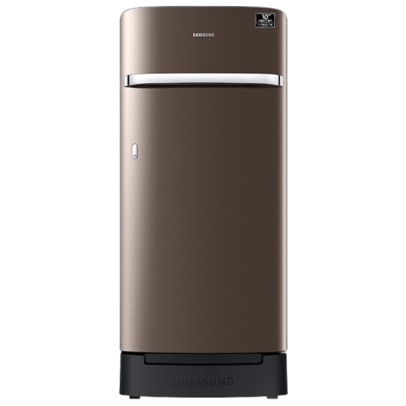 Samsung Direct Cool Single Door Refrigerator | 189 L | 5 Star | Luxe Brown | RR21C2H25DX/HL Samsung Direct Cool Single Door Refrigerator | 189 L | 5 Star | Luxe Brown | RR21C2H25DX/HL