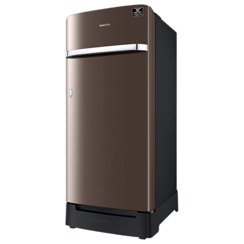 Samsung Direct Cool Single Door Refrigerator | 189 L | 5 Star | Luxe Brown | RR21C2H25DX/HL Samsung Direct Cool Single Door Refrigerator | 189 L | 5 Star | Luxe Brown | RR21C2H25DX/HL