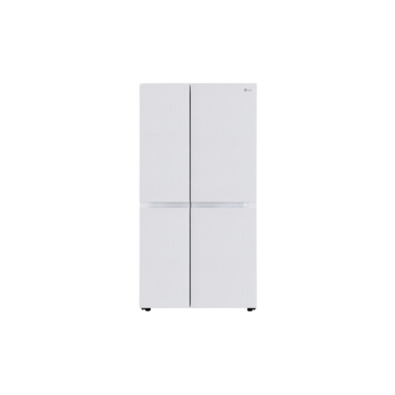 LG Side By Side Refrigerator | 650 L | Linen White | GL-B257DLW3