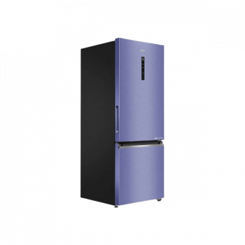 Haier Frost Free Double Door Bottom Mounted Refrigerator | 325 L | 2 Star | Storm Inox | HRB 3752BSI P