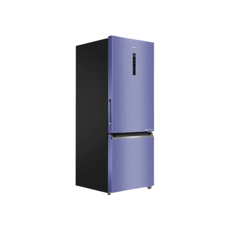 Haier Frost Free Double Door Bottom Mounted Refrigerator | 325 L | 2 Star | Storm Inox | HRB 3752BSI P Haier Frost Free Double Door Bottom Mounted Refrigerator | 325 L | 2 Star | Storm Inox | HRB 3752BSI P
