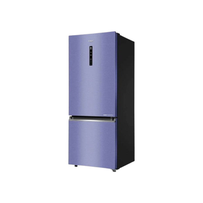 Haier Frost Free Double Door Bottom Mounted Refrigerator | 325 L | 2 Star | Storm Inox | HRB 3752BSI P Haier Frost Free Double Door Bottom Mounted Refrigerator | 325 L | 2 Star | Storm Inox | HRB 3752BSI P
