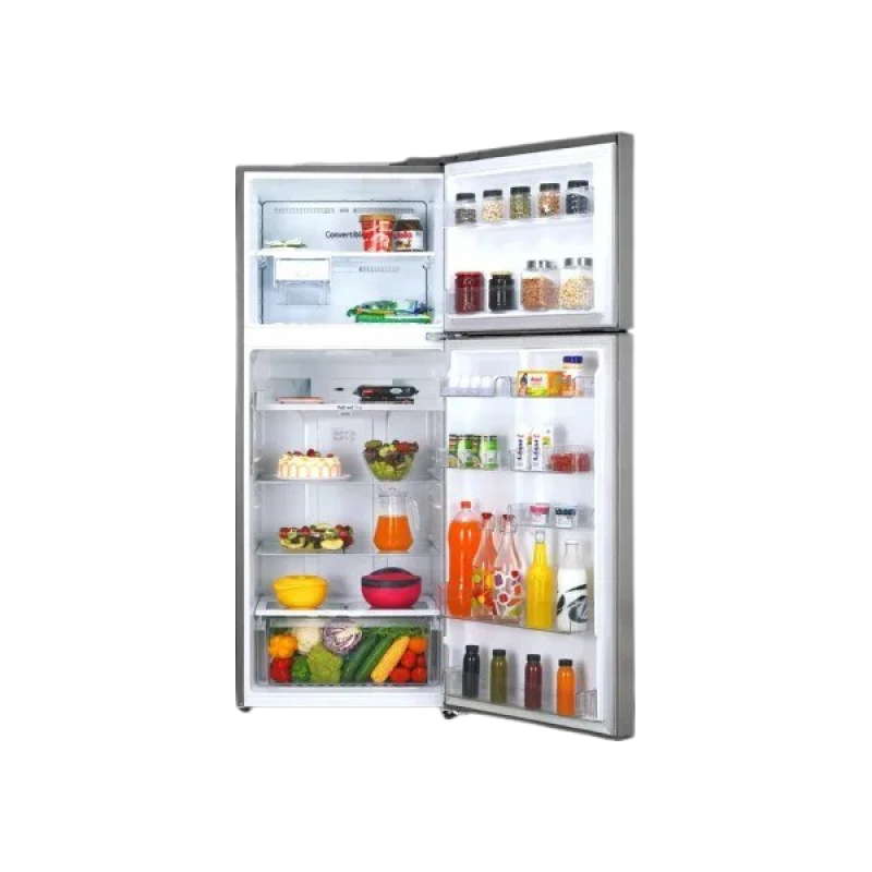 LG Frost Free Double Door Convertible Refrigerator | 446 L | 1 Star | Smart Diagnosis | Shiny Steel | GL T502CPZR LG Frost Free Double Door Convertible Refrigerator | 446 L | 1 Star | Smart Diagnosis | Shiny Steel | GL T502CPZR