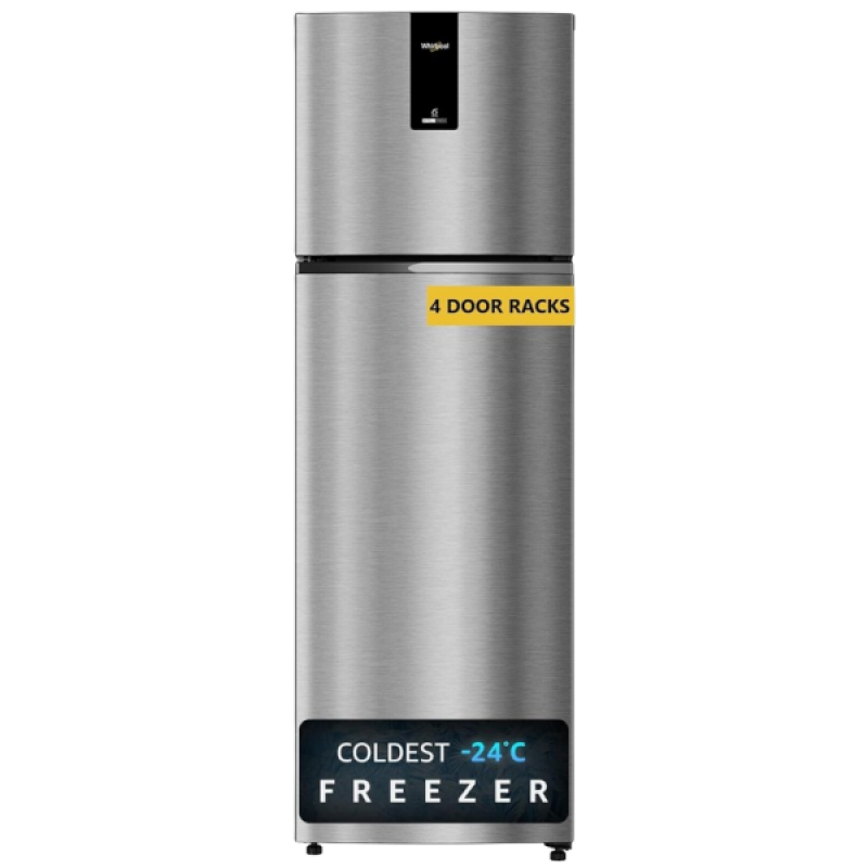 Whirlpool Frost Free Double Door Refrigerator | 3 Star | 235 L | Titan Steel | IF INV ELT DF278 Whirlpool Frost Free Double Door Refrigerator | 3 Star | 235 L | Titan Steel | IF INV ELT DF278