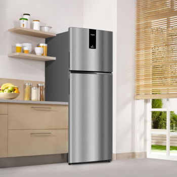 Whirlpool Frost Free Double Door Refrigerator | 3 Star | 235 L | Titan Steel | IF INV ELT DF278 Whirlpool Frost Free Double Door Refrigerator | 3 Star | 235 L | Titan Steel | IF INV ELT DF278