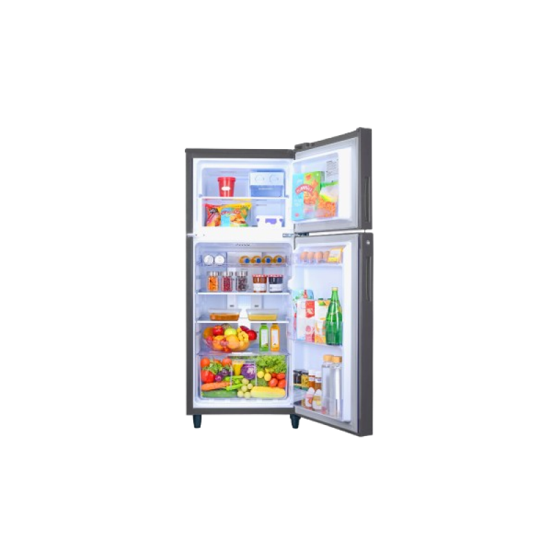 Godrej Eon Alpha Double Door Refrigerator | 238 L | 3 Star | Steel Glow | RT EON ALPHA 270C RI ST GL Godrej Eon Alpha Double Door Refrigerator | 238 L | 3 Star | Steel Glow | RT EON ALPHA 270C RI ST GL