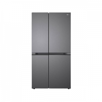 LG Side by Side Refrigerator | 650L | Convertible Multi Air Flow | 3 Star | Dazzle Steel | GL-B257JDS3