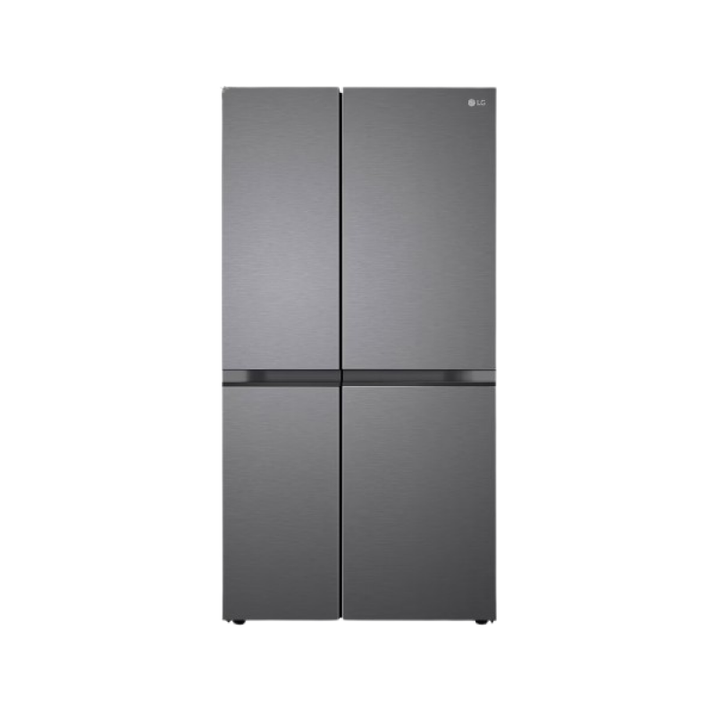 LG Side by Side Refrigerator | 650L | Convertible Multi Air Flow | 3 Star | Dazzle Steel | GL-B257JDS3
