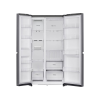 LG Side by Side Refrigerator | 650L | Convertible Multi Air Flow | 3 Star | Dazzle Steel | GL-B257JDS3