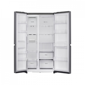 LG Side by Side Refrigerator | 650L | Convertible Multi Air Flow | 3 Star | Dazzle Steel | GL-B257JDS3