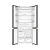 Haier Frost Free French Convertible Refrigerator | 520 L | Inox Steel | HRB-600IS-P