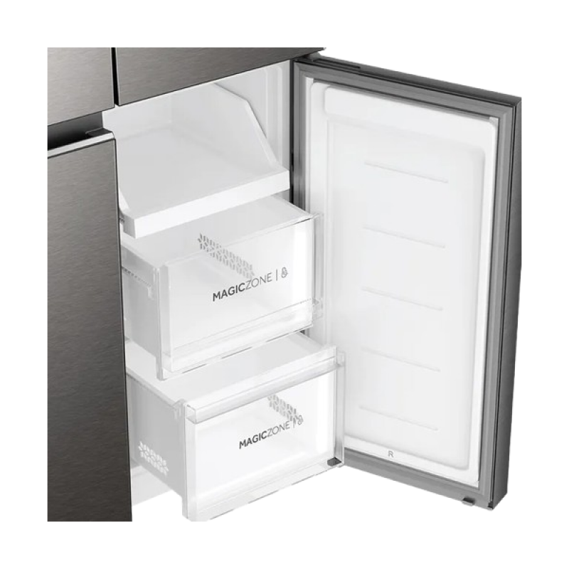 Haier Frost Free French Convertible Refrigerator | 520 L | Inox Steel | HRB-600IS-P Haier Frost Free French Convertible Refrigerator | 520 L | Inox Steel | HRB-600IS-P