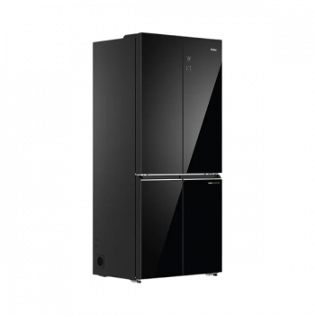 Haier Frost Free French Door Convertible Refrigerator | 520 L | Black Glass | HRB-600KGU1