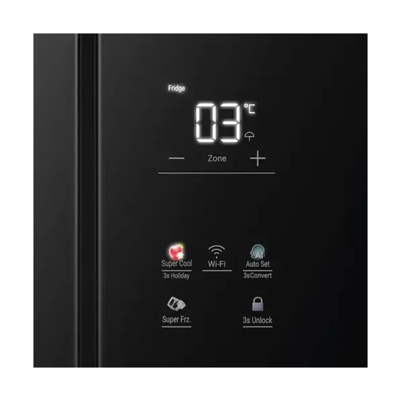 Haier Frost Free French Door Convertible Refrigerator | 520 L | Black Glass | HRB-600KGU1 Haier Frost Free French Door Convertible Refrigerator | 520 L | Black Glass | HRB-600KGU1