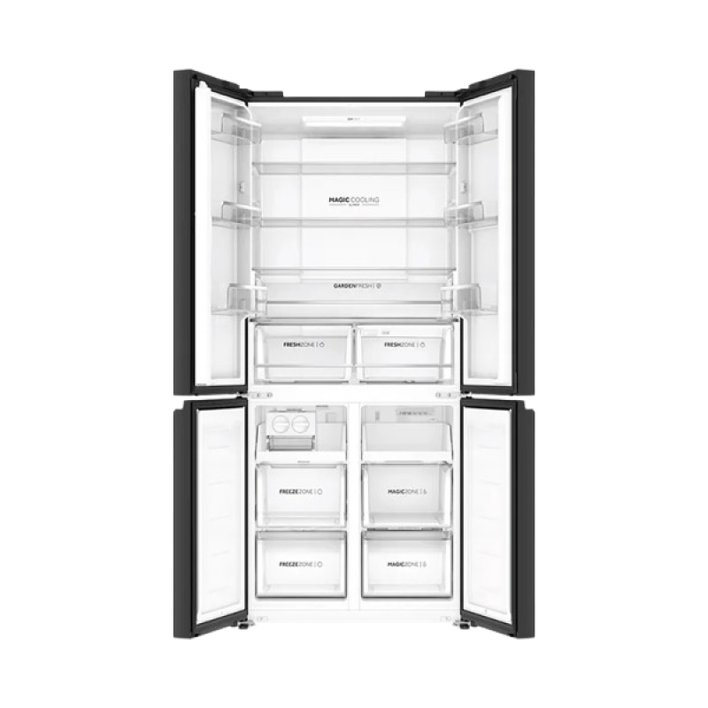 Haier Frost Free French Door Convertible Refrigerator | 520 L | Black Glass | HRB-600KGU1 Haier Frost Free French Door Convertible Refrigerator | 520 L | Black Glass | HRB-600KGU1