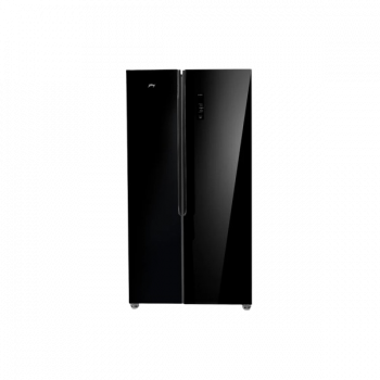 Godrej Side by Side Refrigerator | 600L | Eon Velvet Opera Black | 3 Star | RS EONVELVET 646C RIT OP BK SBS