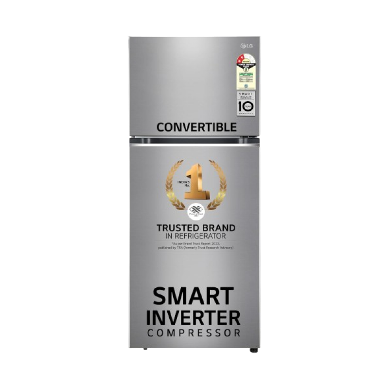 LG Frost Free Double Door Refrigerator | 398 L | 2 Star | Shiny Steel | GL-S422SPZY FPZZEBN LG Frost Free Double Door Refrigerator | 398 L | 2 Star | Shiny Steel | GL-S422SPZY FPZZEBN