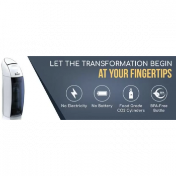 Mr. Butler Italia Pure White Soda Maker | White