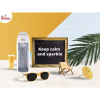 Mr. Butler Italia Pure White Soda Maker | White