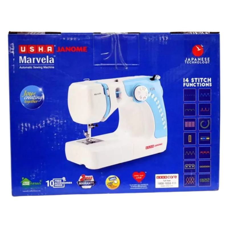 Usha Marvela Sewing Machine | Blue Usha Marvela Sewing Machine | Blue