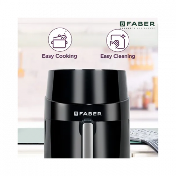 FABER 4.5L 1500 Watt Digital Air Fryer with Rapid Air Technology | Black